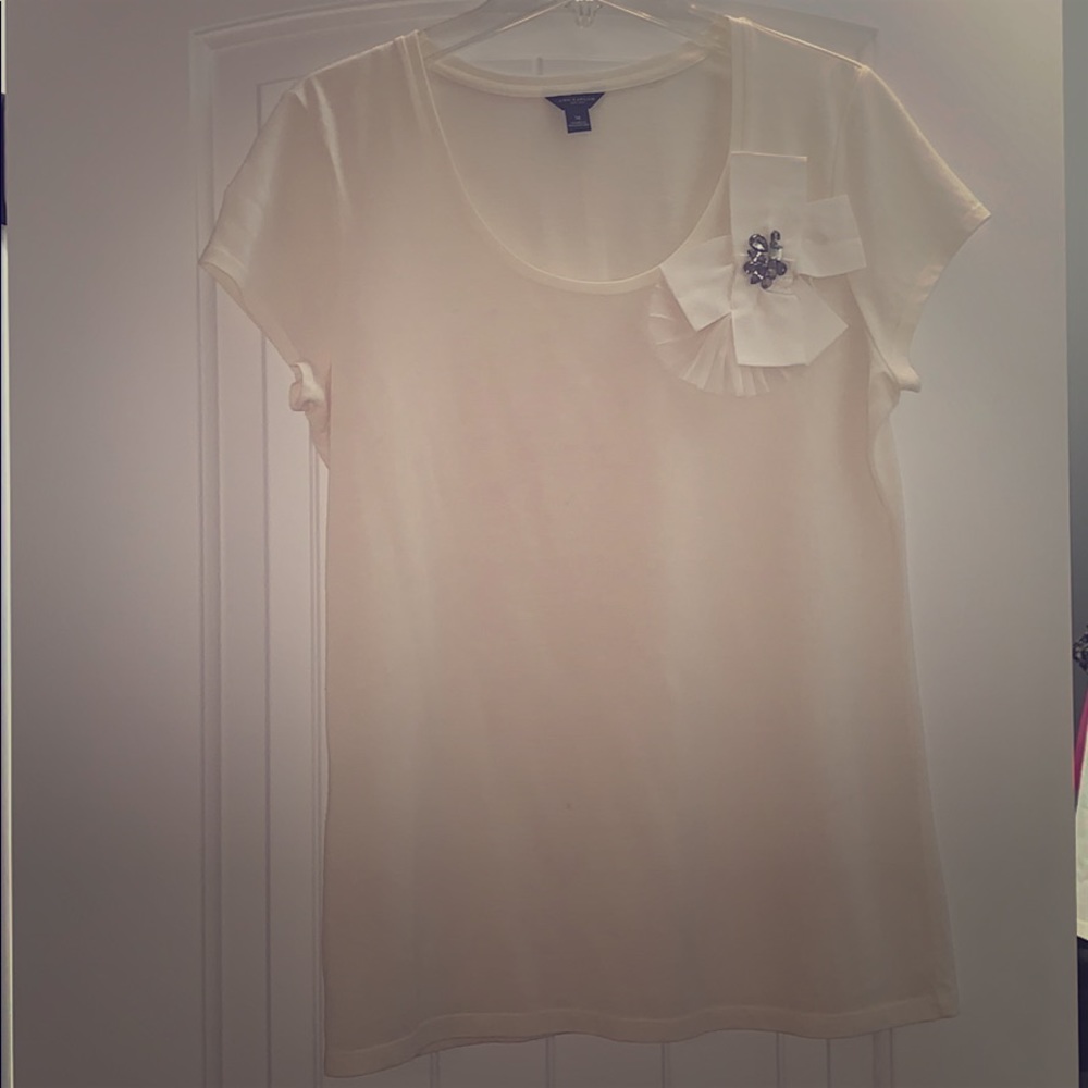 Ann Taylor Ecru Shirt
